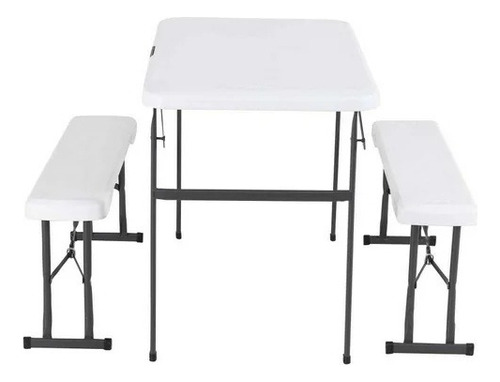 Mesa De Picnic De 1.06m Con 2 Bancas Lifetime 60365