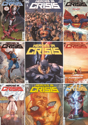 Heroes In Crisis Usa 1 Al 9 Covers A First Printing 