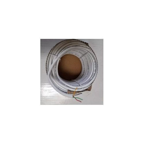 100m Cable Pin 4 Color Blanco Cca 2 Pares Alarma, Teléfono