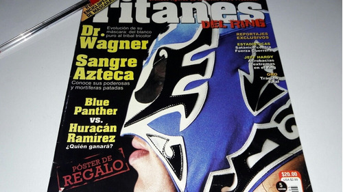 Revista Titanes Del Ring. Lucha Libre. #5. Último Guerrero. 