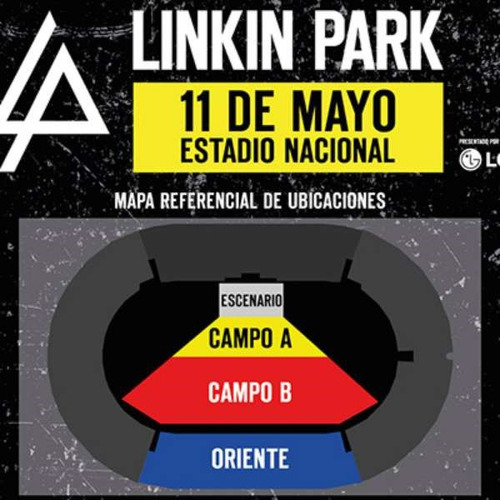 Entrada Linkin Park Campo A En Puerta