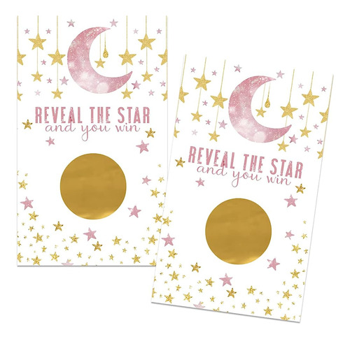 Papel Clever Party Twinkle Little Star Scratch Off Cards Gir