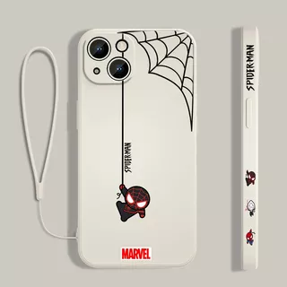 Funda De Teléfono Marvel Spiderman Para iPhone 15 14 13 12 M