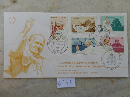 #6973# Envelope X Congresso Eucarístico Papa João Paulo 2º!