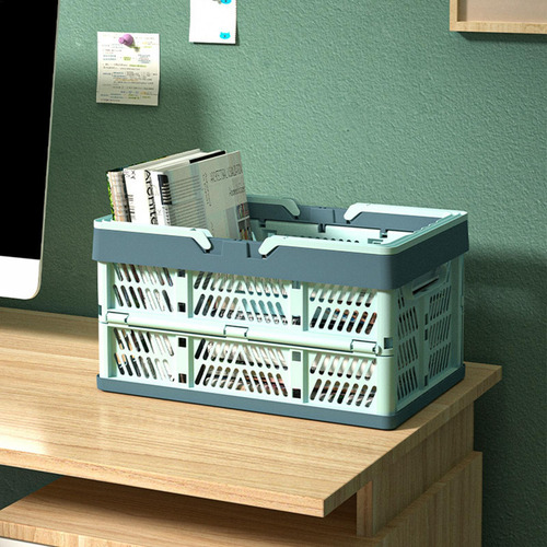 Canasta Plegable Con Asas Para Compras