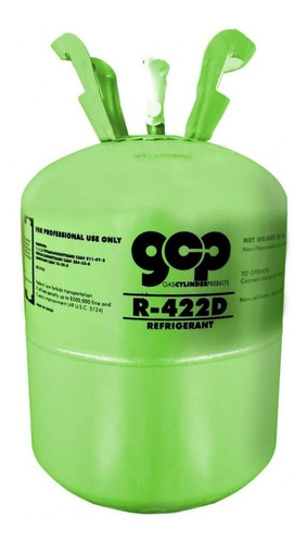 Cilindro De Gas R-422d 11.3kg/25lbs Desechable Gcp Gcp-r422d