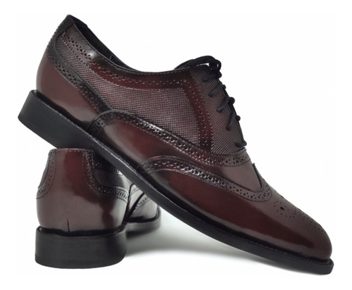 Imagen 5 de 7 de Dasalo Zapato De Hombre Estilo Bostoniano Fina Piel Natural