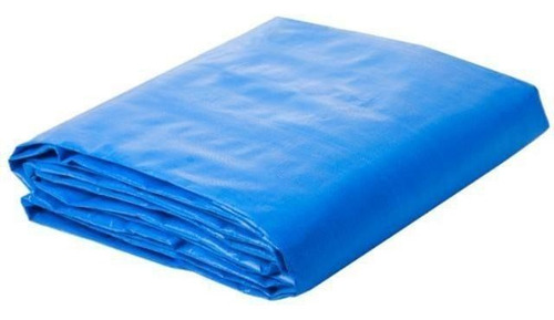Imagem 1 de 6 de Lona Pesada 5x4 Azul Starfer Reforçado P/ Forrar Forte