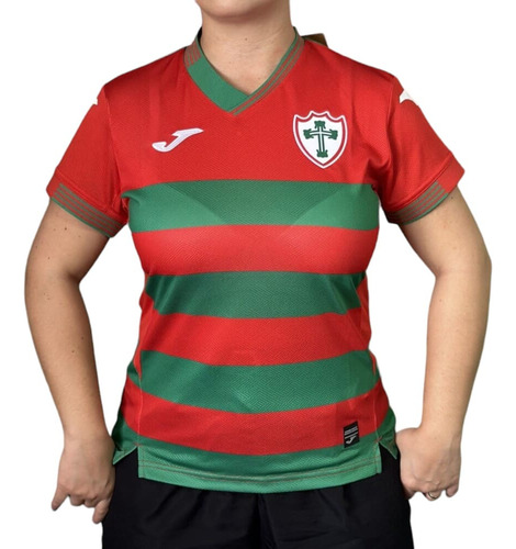 Camisa Portuguesa I Joma Feminina Listrada