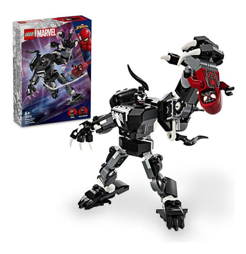 Lego Marvel Armadura Robotica De Venom Vs Miles Morales