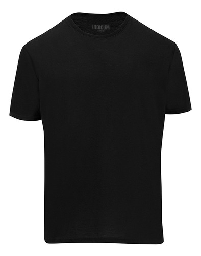 Playera Basica Hombre Premium Cuello Redondo Slim Fit Negra