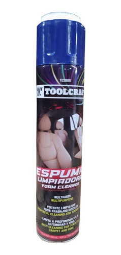 Espuma Limpia Tapiceria 650ml Con Cepillo Tc5815 Toolcraft