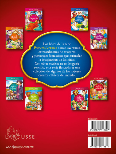 Primeras lecturas. Alicia en el País de Las Maravillas, de Carrol, Lewis. Editorial Larousse, tapa blanda en español, 2018