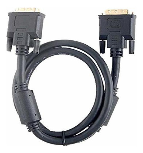 Link Depot Dvi-6-dd Chapado En Oro De 6 Pies  Conector Dvi-d