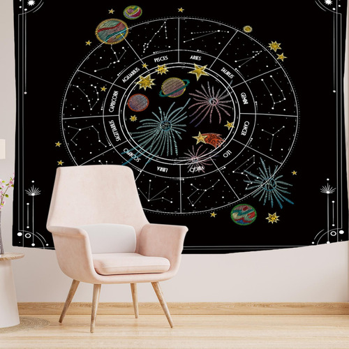 Cobertor De Decoração De Tapeçaria De Constelação