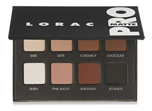 Paleta De Sombras Mate Y Brillantes Lorac Pro