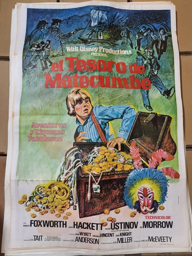 Afiche Cine Original 1118- El Tesoro De Matacumbe- W.disney