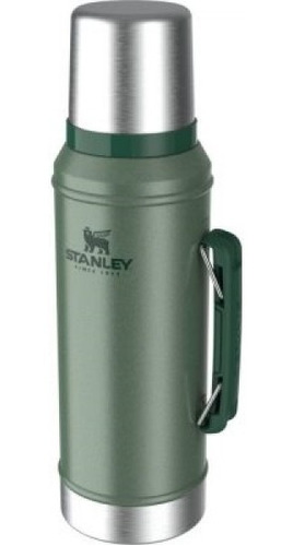 Imagen 2 de 8 de Termo Stanley Verde - 950ml - Tapón Cebador - Original Caja