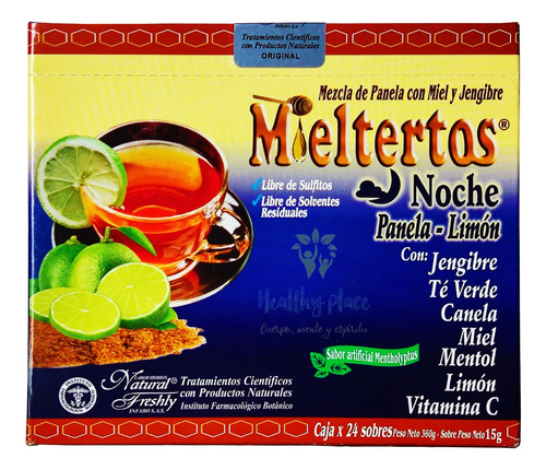 Mieltertos Noche 24 Sobres Jengibre Limon