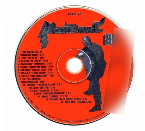 Cd Mega Dance 98 Max Mix Duplo Flash House Dance (Usado)