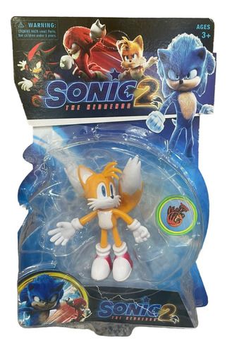 Muñeco Tails Sonic 2 The Hedgehog + Tazos Colección