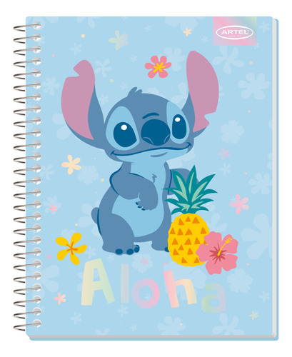 Pack 2 Cuadernos Triple Materia Disney 150 Hjs Minnie Stitch