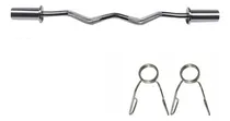 Comprar Barra Zeta Olímpica De 120cm Para Pesas Discos