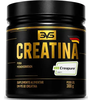 Creatina Creapure 300g - 100% Pura com Matéria-prima Alemã - 3VS NUTRITION