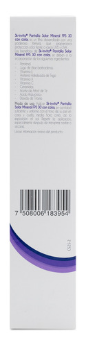 Skinvita Protector Solar Mineral Fotoprotección Con Color