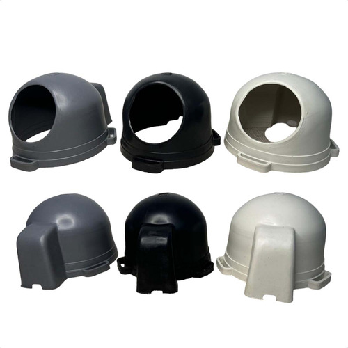 Protetor Antifurto De Camera Dome Acoplamento Profissional Cor Preto