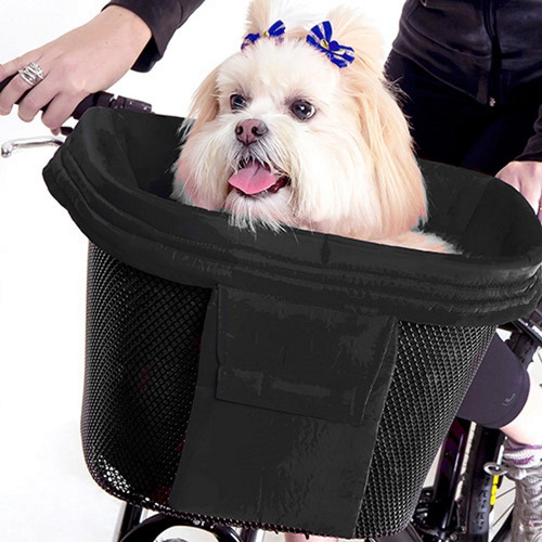 Pet Bike Cesto Passeio Cachorro Bicicleta Compras Com Tecido