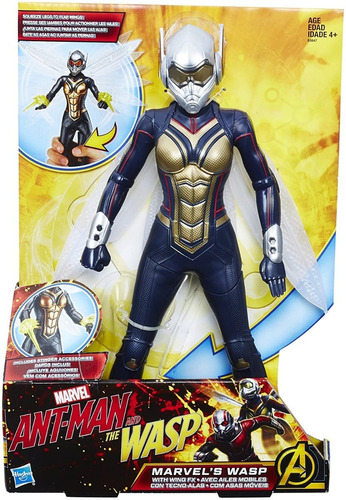 Figura Ant Man And Wasp Mujer Avispa Marvel-hasbro Nuevo