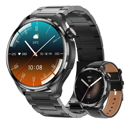 Smartwatch Gt4 Gps Track Bluetooth Call Military Brújula