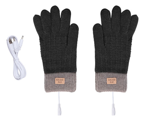 Guantes De Invierno Transpirables Con Los Dedos Medio Desnud