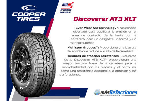 Par De Llantas Lt315/75r16 127r Cooper Discoverer At3 Xlt