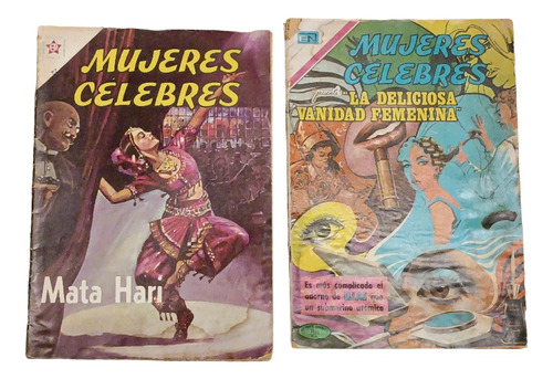 Dos Cómics Mujeres Célebres Novaro