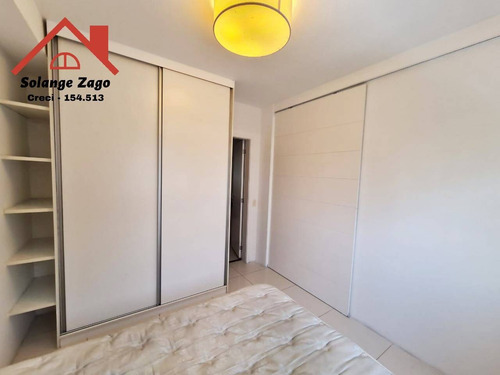 Lindo Apartamento No Brooklin Com 50m² E Com Uma Suite - 2098