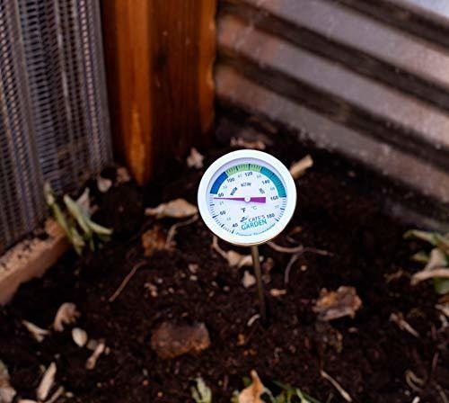 Imagen 2 de 10 de Termómetro De Compost - Termómetro Bimetálico De Acero