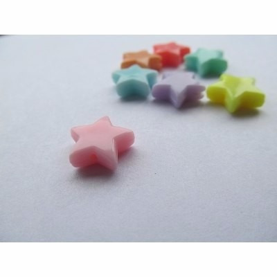 100 Dijes Estrellitas Para Armar Pulseras O Collares