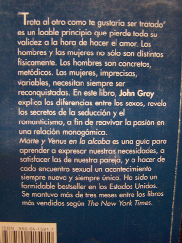Imagen 2 de 3 de Marte Y Venus En La Alcoba * John Gray *