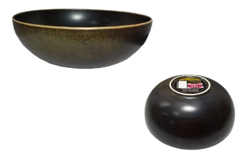 Bowl Ensaladera Porcelana Set X1 Glaze Cocina 24cm Tazon X1