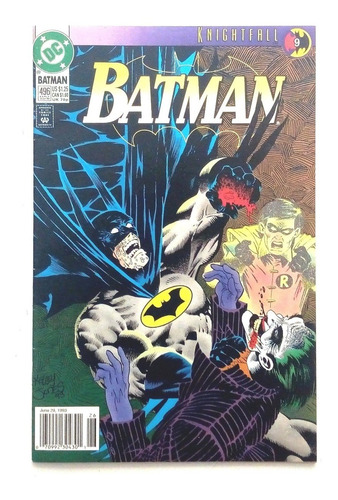 Comic Batman Knightfall #496, Ingles, Primera Impresión.