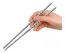 Comprar Palitos X 100 Pares Palillos Chinos Sushi Acero Reutilizable