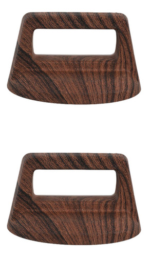 Cubiertas De Tapa De 2 Piezas Grano De Madera Profunda