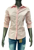 Comprar Camisa Dama Manga 3\u002F4 Entallada Elastizada Chau Plancha!!