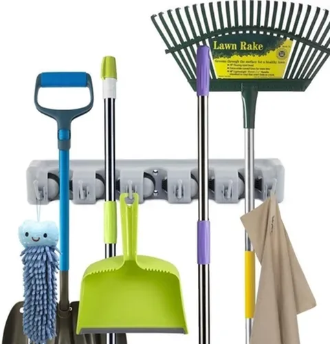 comprar Organizador Escoba Soporte De Pared Para Escoba Rack Colgado