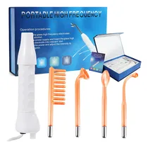 Comprar Altafrecuencia 4 Electrodos Luz Naranja Tratamientos Belleza