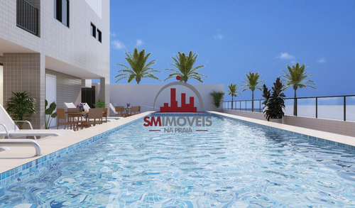 2 Dormitórios Sendo 1 Suíte Na Vila Mirim Praia Grande - Ap02600 - 69231979