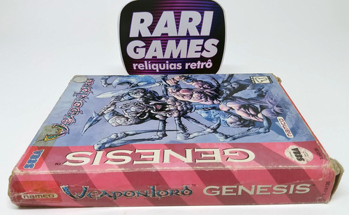 Weaponlord - Mega Drive - Imp - Cib (completo) - Raro! (Usado)