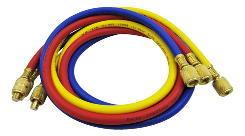 Imagen 9 de 10 de Juego De Mangueras Para Manifold R410 Refrigeracion 150cm